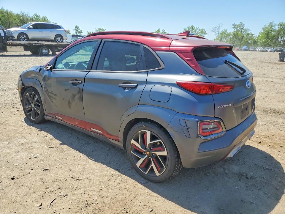 2019 Hyundai Kona VIN KM8K5CA57KU312412 COPART salvage auction — SIDE, Md - Cert Of Salvage > 75% Damage, sold $3,550 on 2026-07-14 (photo 2)