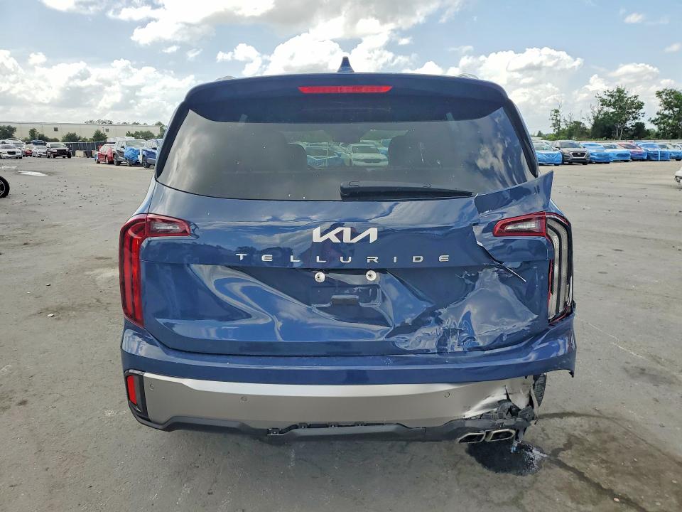 2025 Kia Telluride VIN 5XYP64GC5SG638617 COPART salvage auction — REAR END, Fl - Cert Of Title Slvg Rebuildable, sold $16,400 on 2026-07-09 (photo 6)