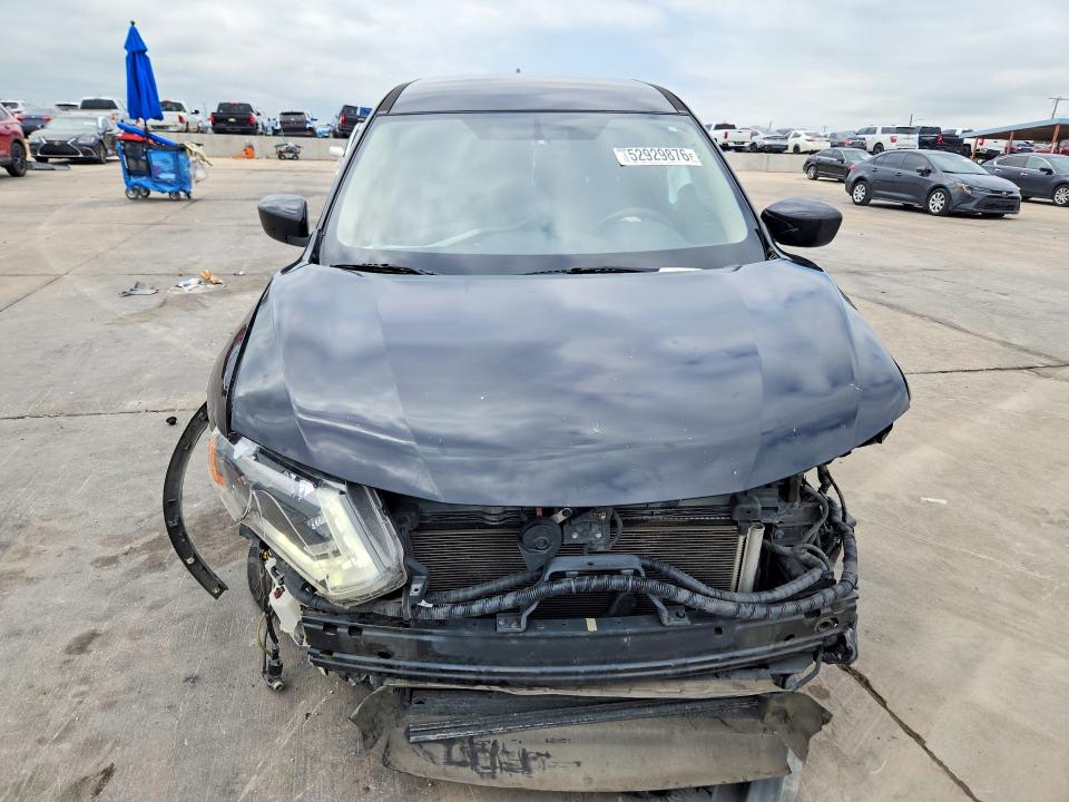 2017 Nissan Rogue VIN JN8AT2MV3HW264386 COPART salvage auction — FRONT END, Tx - Salvage Vehicle Title, sold $600 on 2026-07-16 (photo 5)