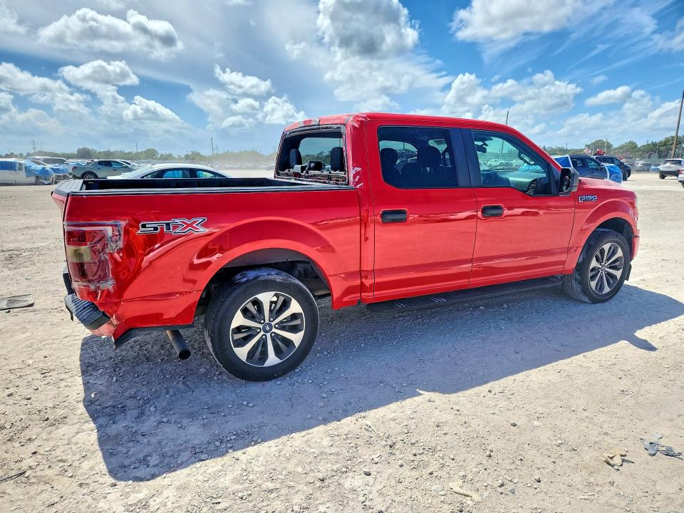 2019 Ford VIN 1FTEW1CP4KFA29973 COPART salvage auction — REAR END, Salvage Title, sold $60 on 2026-07-28 (photo 3)