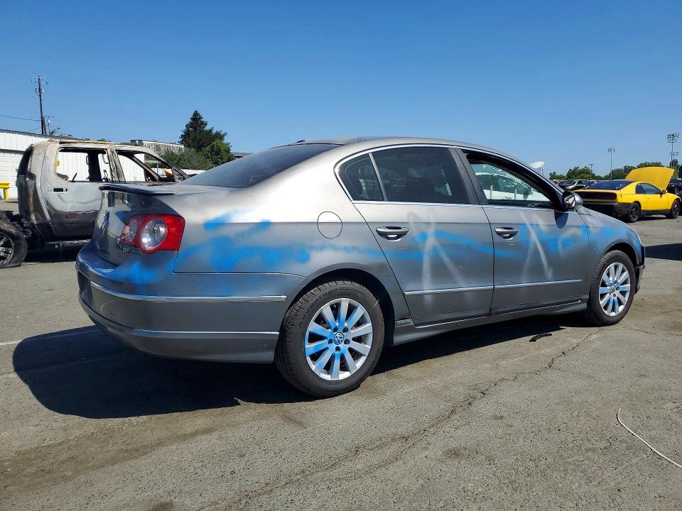 2008 Volkswagen Passat VIN WVWJK73C58P104550 COPART salvage auction — VANDALISM, Ca - Salvage Certificate, sold $125 on 2026-07-06 (photo 3)