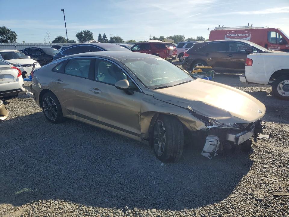 2021 Kia K5 VIN 5XXG34J20MG059163 COPART salvage auction — FRONT END, Ca - Salvage Certificate, sold $1,300 on 2026-07-02 (photo 4)