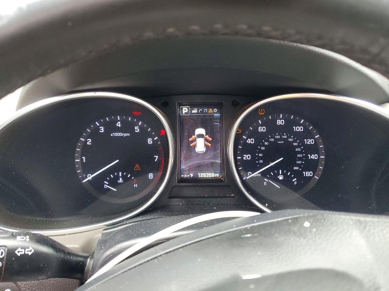 2017 Hyundai Santa fe VIN KM8SRDHF2HU202076 COPART salvage auction — FRONT END, Id - Salvage Certificate Of Title, sold $200 on 2026-07-28 (photo 9)