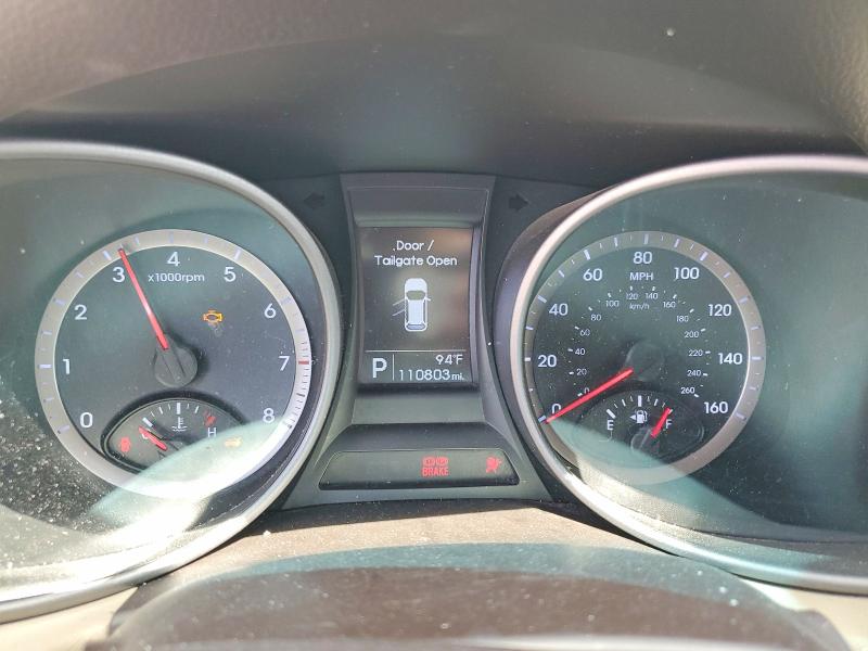2014 Hyundai Santa fe VIN 5XYZU3LB4EG175024 COPART salvage auction — FRONT END, NV - SALVAGE TITLE, sold $1,250 on 2026-07-20 (photo 9)