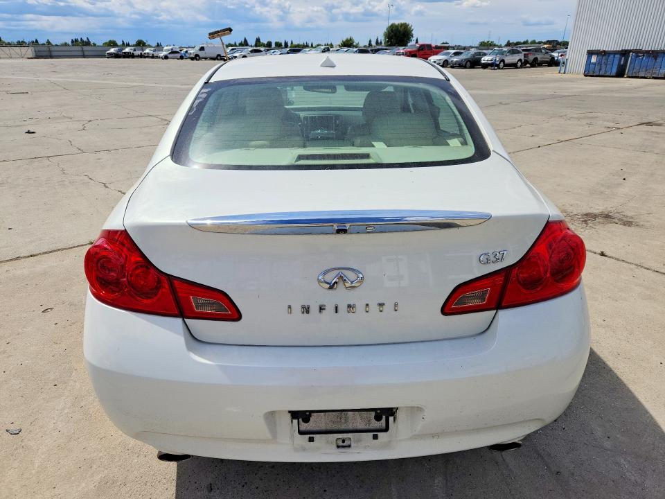 2009 Infiniti G37 VIN JNKCV61E09M013945 COPART salvage auction — FRONT END, CA - SALVAGE CERTIFICATE, sold $1,800 on 2026-07-13 (photo 6)