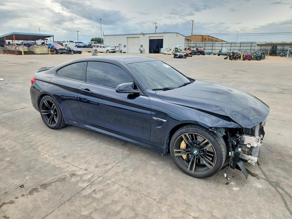 2018 BMW M4 VIN WBS4Y9C59JAA92304 COPART salvage auction — FRONT END, Tx - Salvage Vehicle Title, sold $18,300 on 2026-07-16 (photo 4)