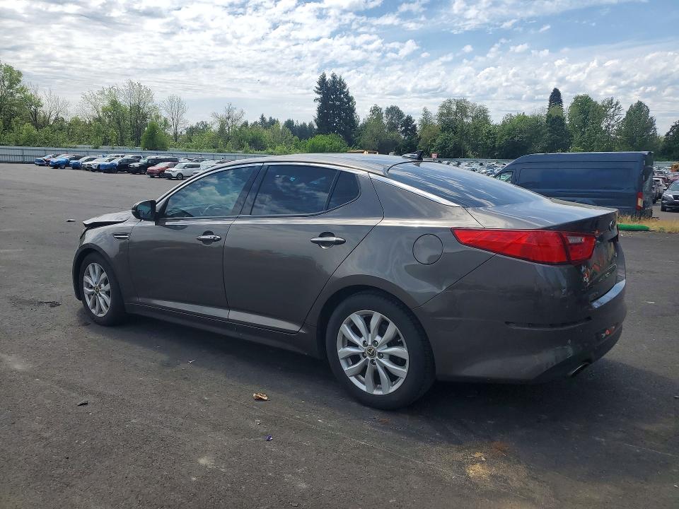 2014 Kia Optima VIN 5XXGN4A74EG305994 COPART salvage auction — FRONT END, Or - Salvage Title Certificate, sold $850 on 2026-07-27 (photo 2)