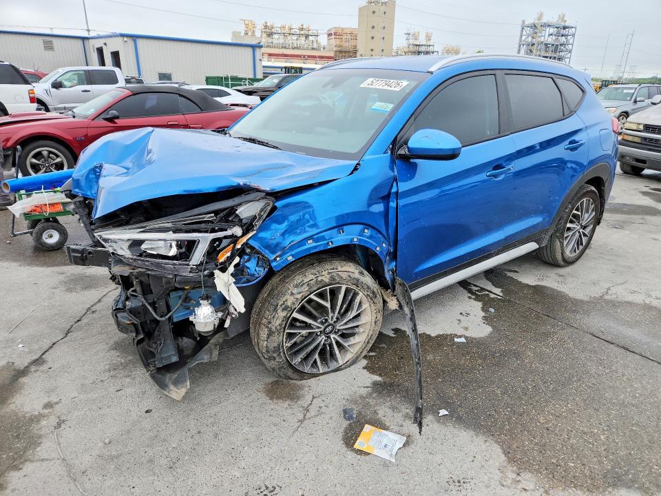 2021 Hyundai VIN KM8J33AL0MU345433 COPART salvage auction — FRONT END, La - Cert Of Title-Salvage, sold $2,500 on 2026-07-15 (photo 1)