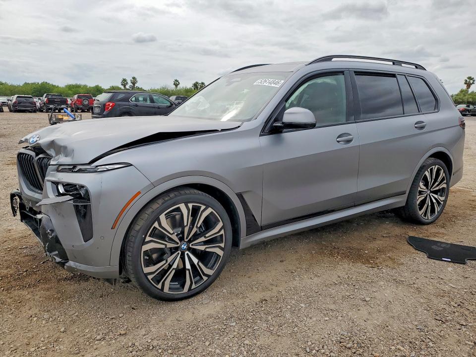 2027 BMW X7 VIN 5UX23EM06V9439762 COPART salvage auction — FRONT END, TX - SALVAGE VEHICLE TITLE (P), sold $63,000 on 2026-07-15 (photo 1)