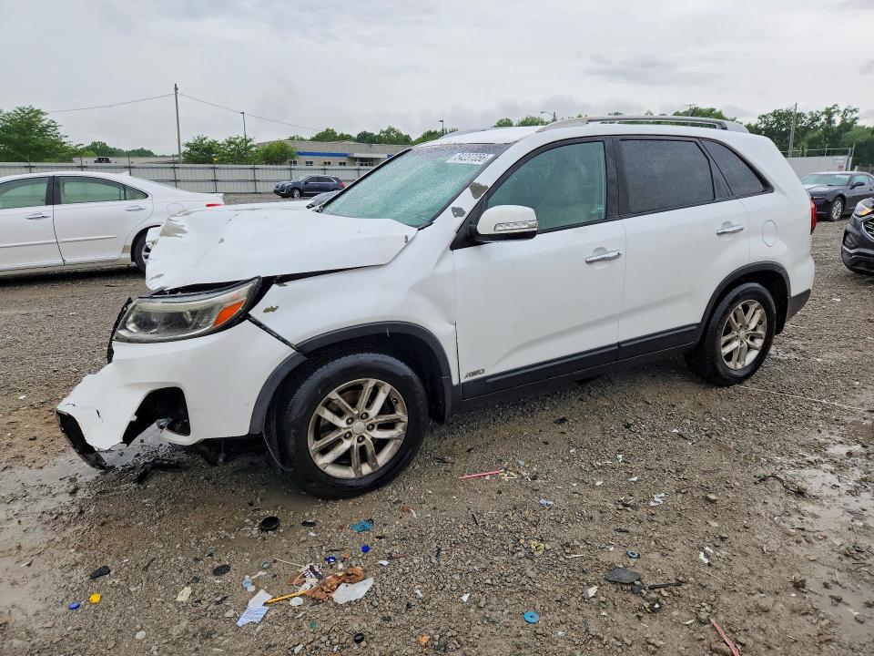 2015 Kia Sorento VIN 5XYKTCA63FG651744 COPART salvage auction — FRONT END, Tn - Salvage Certificate, sold $300 on 2026-07-16 (photo 1)
