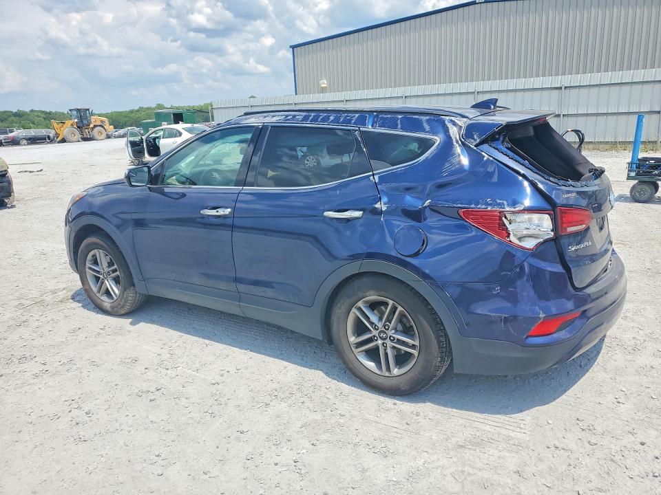 2018 Hyundai Santa fe VIN 5XYZUDLB6JG537550 COPART salvage auction — BURN, Nc - Salvage Certificate Of Title, sold $1,150 on 2026-07-08 (photo 2)