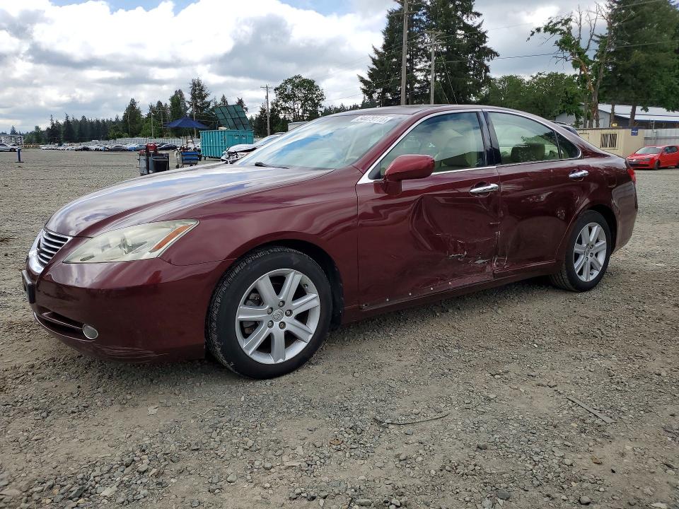 2008 Lexus Es 350 VIN JTHBJ46G682156186 COPART salvage auction — SIDE, Wa - Bill Of Sale, sold $1,750 on 2026-07-07 (photo 1)