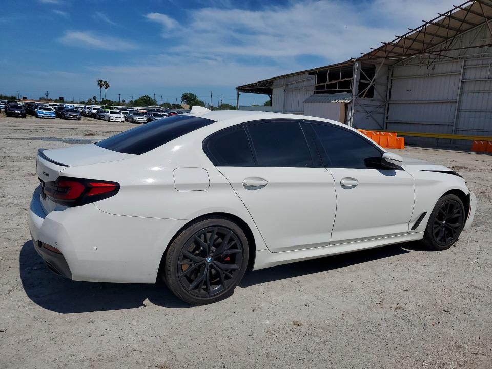 2023 BMW 5 series VIN WBA53BJ09PCL31639 COPART salvage auction — FRONT END, Ca - Certificate Of Title, sold $17,400 on 2026-07-02 (photo 3)