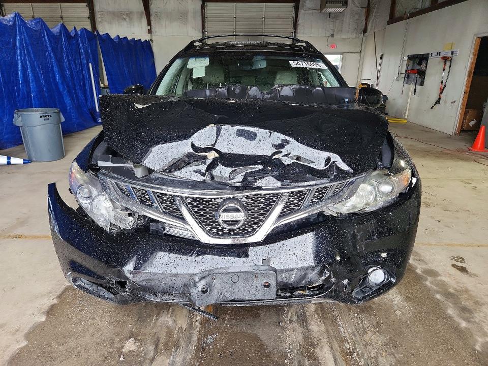 2013 Nissan Murano VIN JN8AZ1MW0DW313104 COPART salvage auction — FRONT END, Ky - Cert Of Title-Salvage, sold $900 on 2026-07-11 (photo 5)