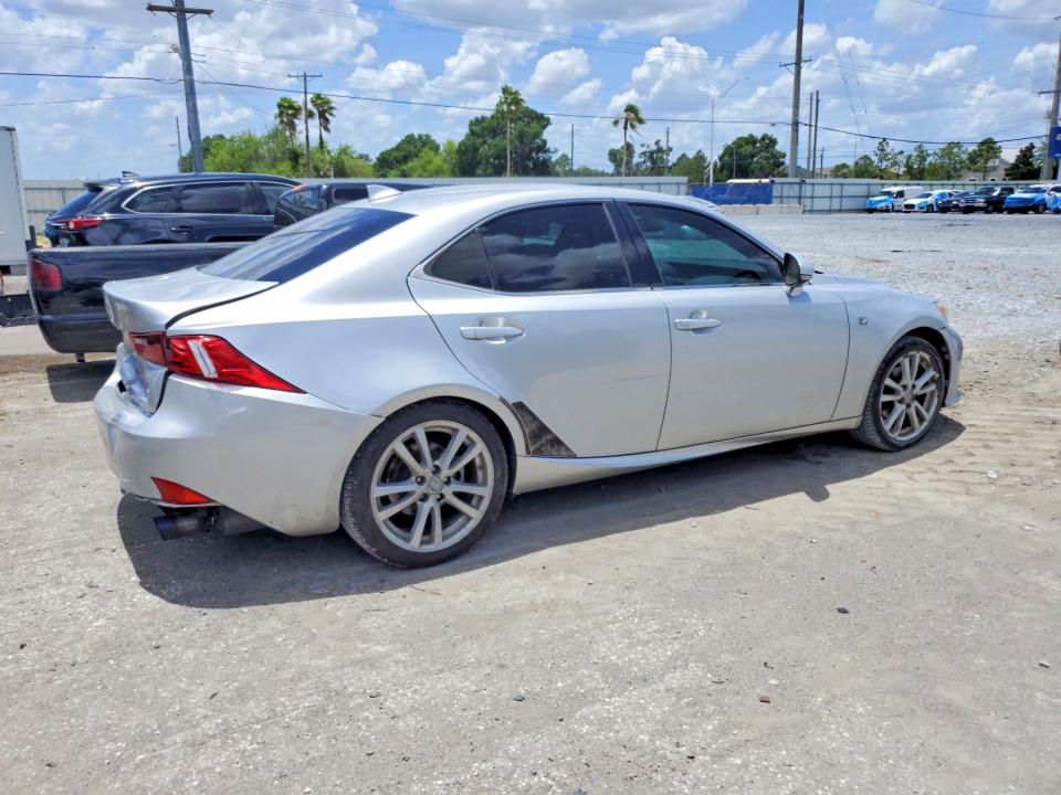 2014 Lexus Is VIN JTHBF1D2XE5012108 COPART salvage auction — REAR END, Fl - Cert Of Title Slvg Rebuildable, sold $3,100 on 2026-07-17 (photo 3)