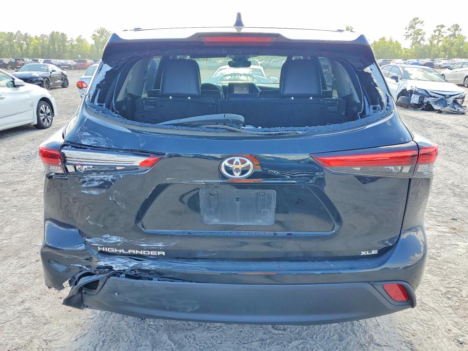 2021 Toyota VIN 5TDGZRAHXMS520089 COPART salvage auction — REAR END, Tx - Salvage Vehicle Title, sold $16,500 on 2026-07-24 (photo 7)
