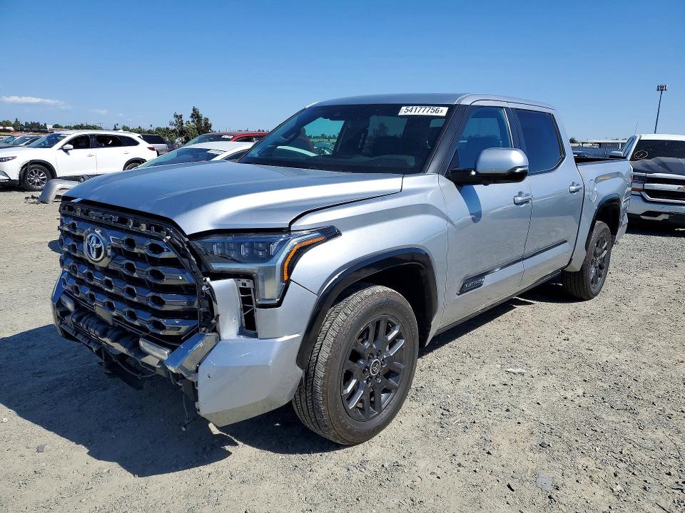 2024 Toyota Tundra VIN 5TFNA5DB2RX143158 COPART salvage auction — FRONT END, Ca - Salvage Certificate, sold $33,750 on 2026-07-02 (photo 1)