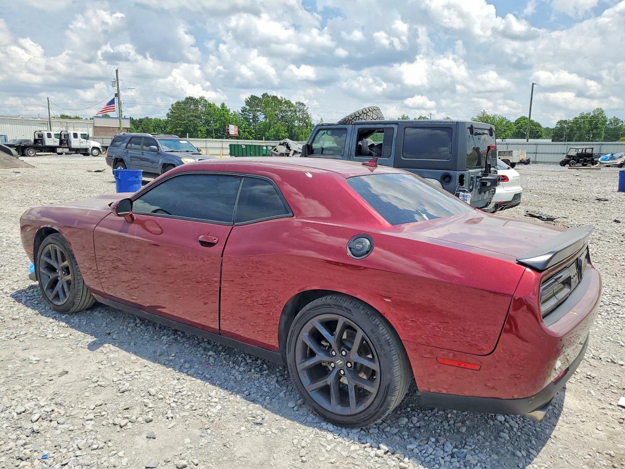 2022 Dodge Challenger VIN 2C3CDZBT8NH223634 COPART salvage auction — Rear End, AL - CERT OF TITLE-SALVAGE TITLE, sold $10,700 on 2026-07-02 (photo 2)