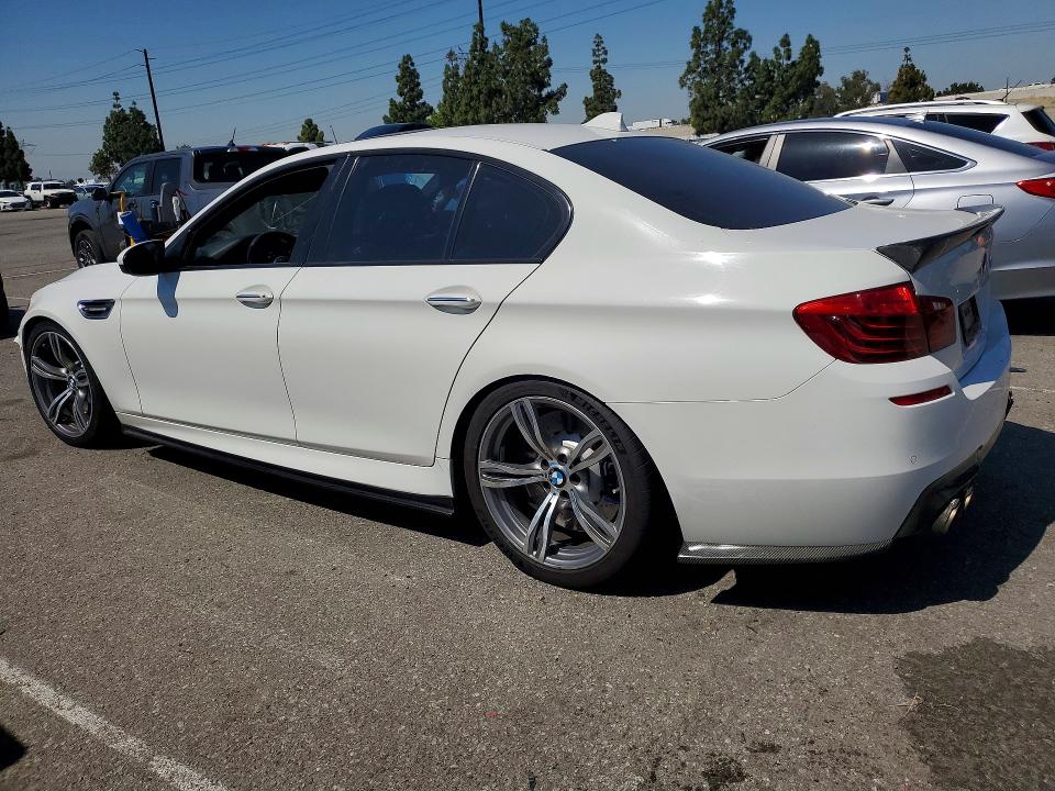 2014 BMW M5 VIN WBSFV9C54ED097574 COPART salvage auction — SIDE, CA - SALVAGE CERTIFICATE, sold $150 on 2026-07-21 (photo 2)