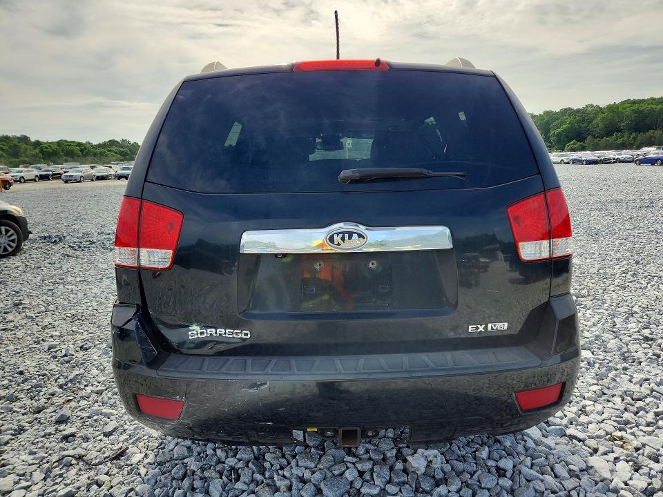 2009 Kia Borrego VIN KNDJJ742295039100 COPART salvage auction — REAR END, Ga - Cert Of Title-Salvage, sold $1,250 on 2026-07-02 (photo 6)