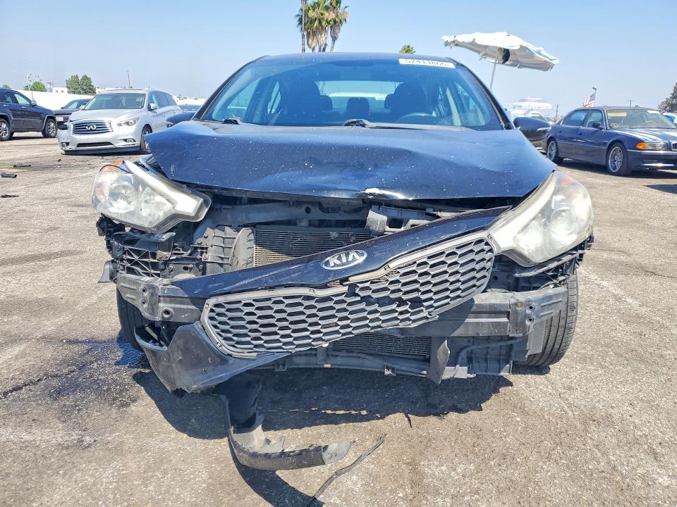 2016 Kia Forte VIN KNAFX4A62G5598067 COPART salvage auction — FRONT END, Ca - Salvage Certificate, sold $1,100 on 2026-07-24 (photo 5)