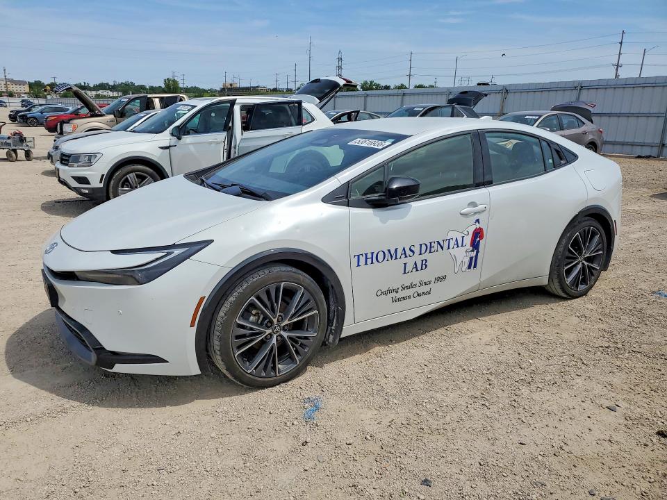 2024 Toyota Prius VIN JTDACAAU2R3035072 COPART salvage auction — HAIL, Ia - Cert Of Title-Salvage Title, sold $14,700 on 2026-07-15 (photo 1)