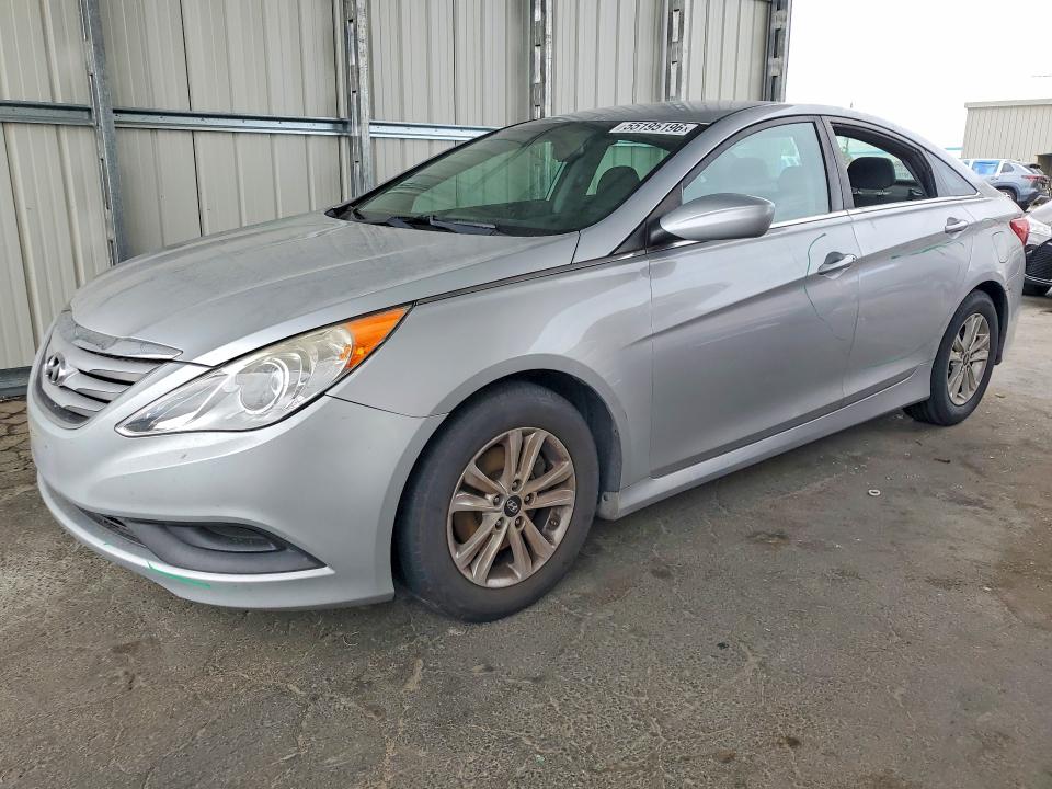 2014 Hyundai Sonata VIN 5NPEB4AC3EH855026 — COPART salvage auction photo