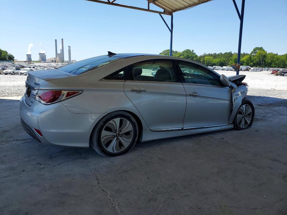 2014 Hyundai Sonata VIN KMHEC4A4XEA102537 COPART salvage auction — FRONT END, Ga - Cert Of Title-Salvage, sold $600 on 2026-07-09 (photo 3)