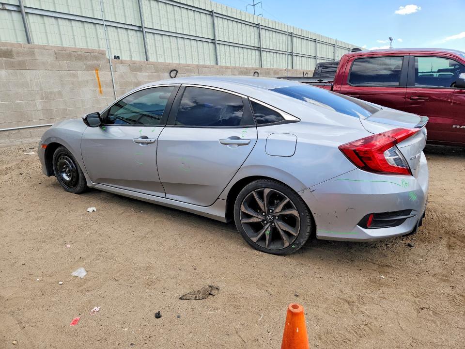 2020 Honda Civic VIN 2HGFC2F86LH518142 COPART salvage auction — FRONT END, Nm - Cert Of Title-Salvage, sold $1,750 on 2026-07-23 (photo 2)