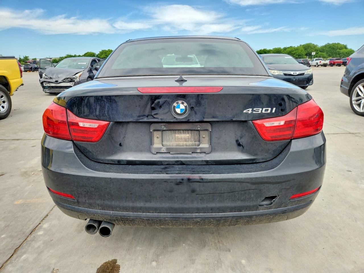 2017 BMW 4 Series VIN WBA4U7C50H5H19396 COPART salvage auction — Front End, TX - SALVAGE VEHICLE TITLE, sold $5,100 on 2026-07-02 (photo 6)