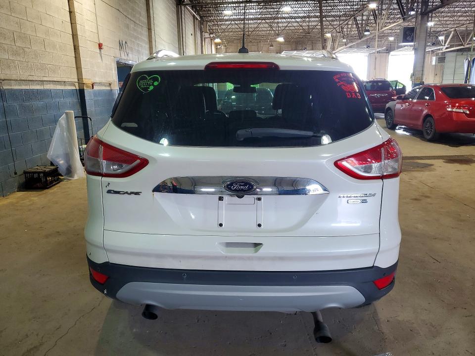 2014 Ford Escape VIN 1FMCU9J96EUB91356 COPART salvage auction — FRONT END, MI - CERTIFICATE OF TITLE, sold $975 on 2026-07-03 (photo 6)