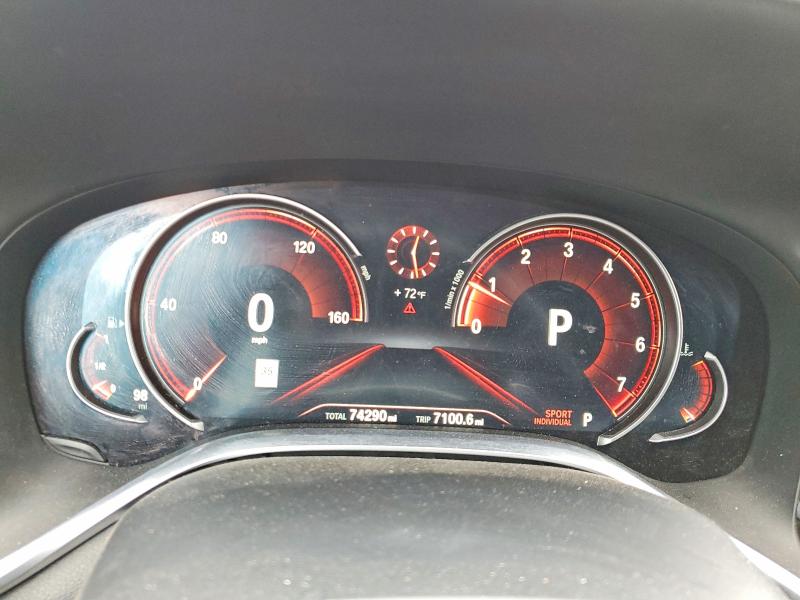 2017 BMW 7er VIN WBA7F0C32HGM21673 COPART salvage auction — SIDE, Co - Public - Salvage Title, sold $9,500 on 2026-07-07 (photo 9)