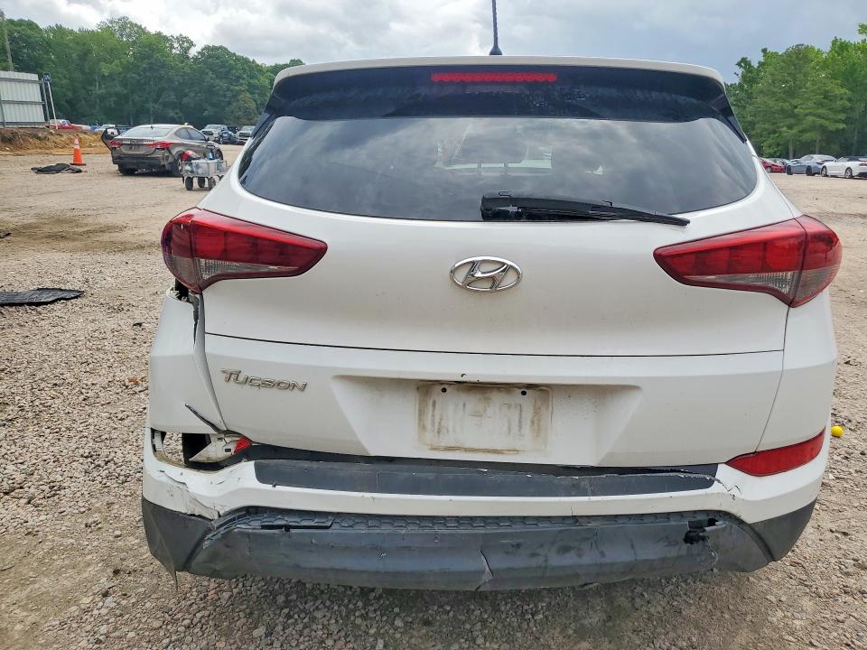 2018 Hyundai Tucson VIN KM8J23A42JU630478 COPART salvage auction — ALL OVER, Nc - Salvage Certificate Of Title, sold $2,350 on 2026-07-17 (photo 6)