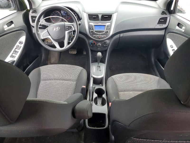 2012 Hyundai Accent VIN KMHCT5AEXCU040543 COPART salvage auction — FRONT END, KY - CERT OF TITLE-SALVAGE, sold $250 on 2026-07-24 (photo 8)