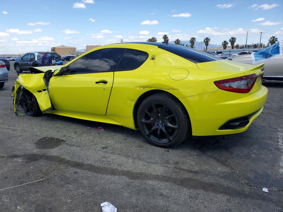 2013 Maserati Granturismo VIN ZAM45VLA8D0069105 COPART salvage auction — FRONT END, Ca - Salvage Certificate, sold $4,650 on 2026-08-10 (photo 2)
