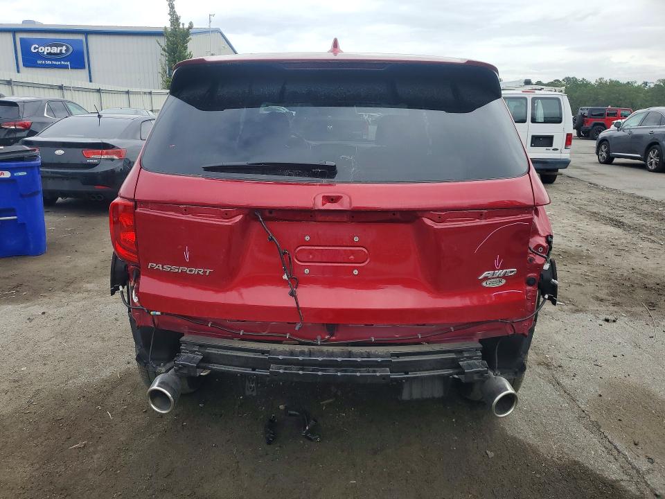2025 Honda Passport VIN 5FNYF8H54SB005321 COPART salvage auction — FRONT END, Ga - Cert Of Title-Salvage, sold $10,800 on 2026-07-27 (photo 6)