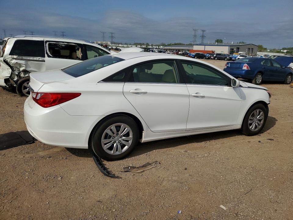 2011 Hyundai Sonata VIN 5NPEB4AC7BH180308 COPART salvage auction — FRONT END, Il - Salvage Certificate, sold $575 on 2026-07-09 (photo 3)