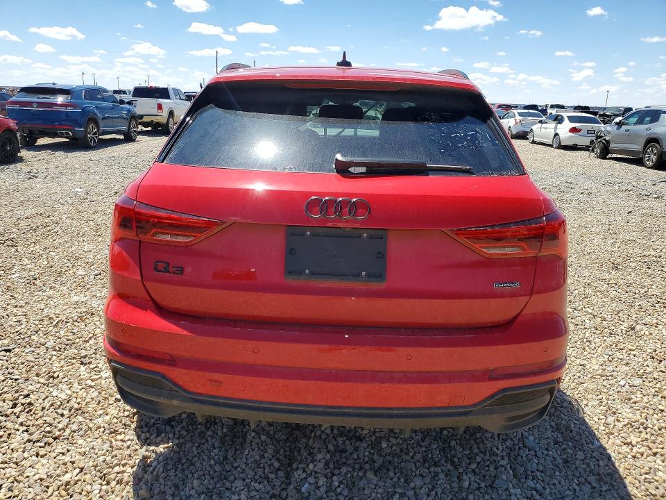2024 Audi Q3 VIN WA1EEDF30R1062824 COPART salvage auction — FRONT END, Tx - Certificate Of Title (P), sold $11,400 on 2026-07-28 (photo 4)