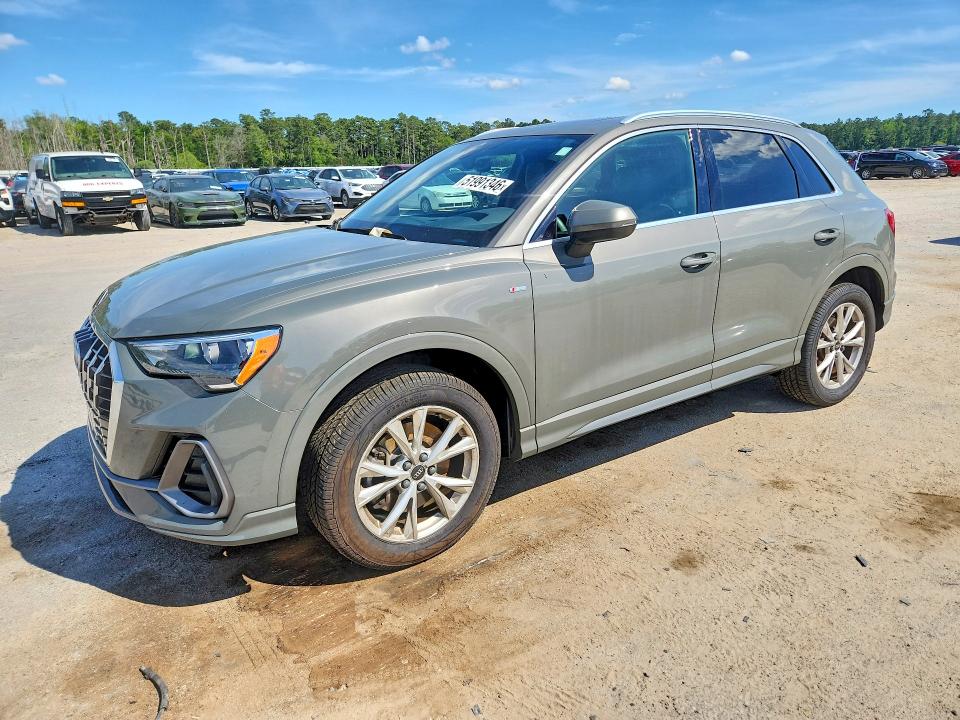 2022 Audi Q3 VIN WA1DECF33N1114060 COPART salvage auction — MECHANICAL, Sc - Certificate Of Title (P), sold $8,800 on 2026-07-25 (photo 1)
