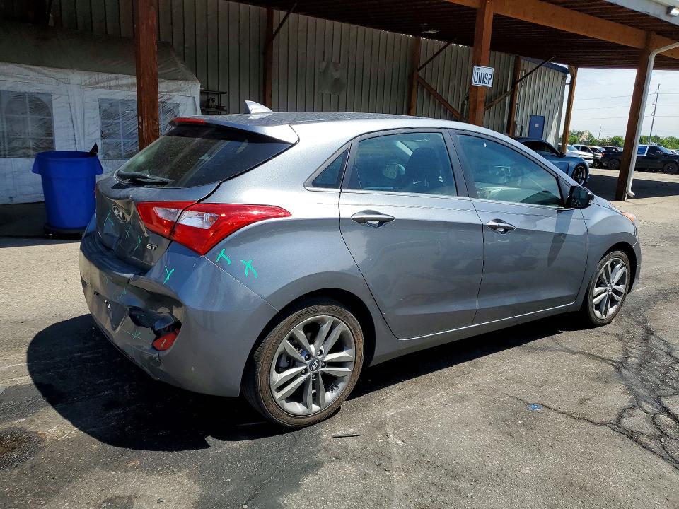 2016 Hyundai Elantra VIN KMHD35LHXGU342254 COPART salvage auction — REAR END, Co - Salvage Title, sold $1,700 on 2026-07-25 (photo 3)