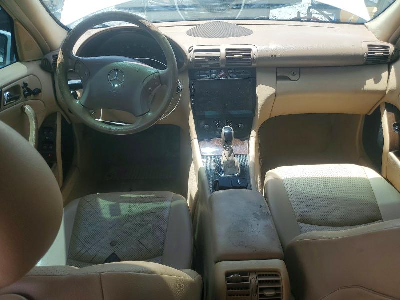 2004 Mercedes-benz C class VIN WDBRF61J14F459572 COPART salvage auction — REAR END, Fl - Cert Of Title Slvg Rebuildable, sold $350 on 2026-07-07 (photo 8)