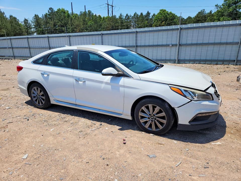 2015 Hyundai Sonata VIN 5NPE34AF3FH082809 COPART salvage auction — FRONT END, Va - Cert Of Title - Salvage, sold $1,500 on 2026-07-06 (photo 4)