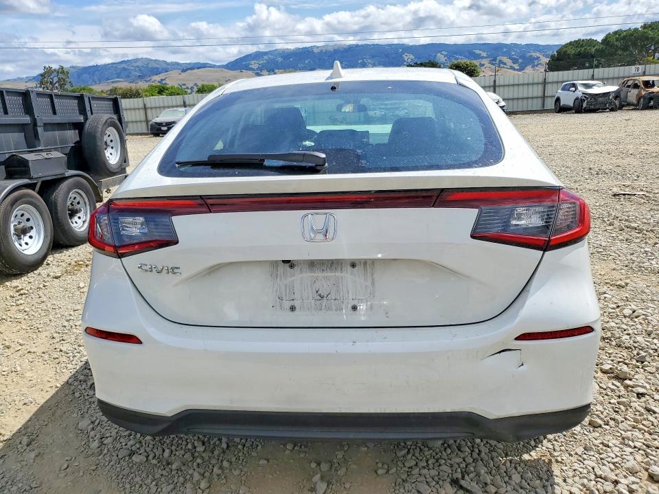 2024 Honda VIN 19XFL1H76RE029581 COPART salvage auction — FRONT END, Ca - Salvage Certificate, sold $5,700 on 2026-07-02 (photo 6)