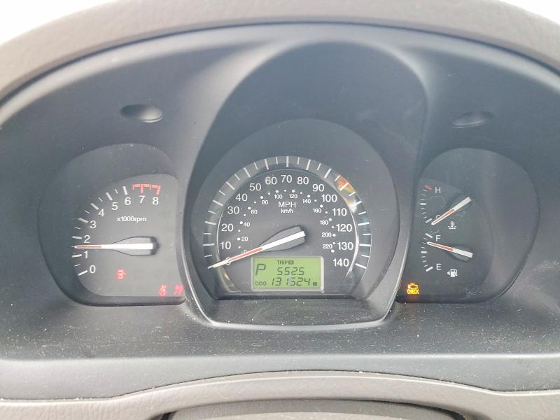 2008 Kia Spectra VIN KNAFE121385531907 COPART salvage auction — REAR END, IN - CERT OF TITLE-SALVAGE TITLE, sold $350 on 2026-07-10 (photo 9)