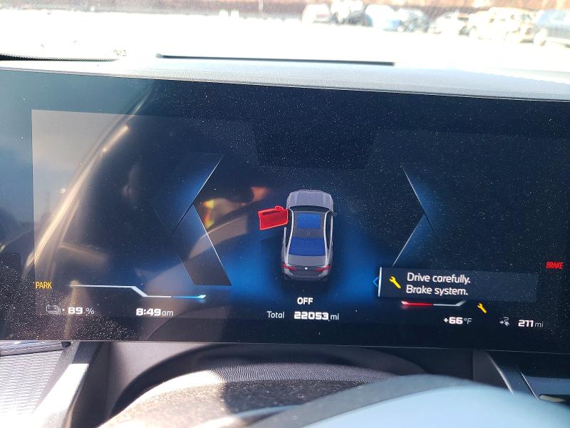 2024 BMW I5 VIN WBY43FK02RCS11980 COPART salvage auction — REAR END, Ca - Salvage Certificate, sold $37,500 on 2026-07-08 (photo 9)