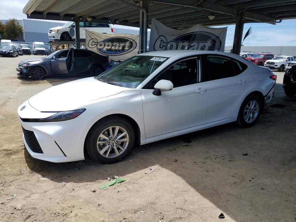 2025 Toyota Camry VIN 4T1DAACK4SU117072 COPART salvage auction — REAR END, Fl - Cert Of Title Slvg Rebuildable, sold $125 on 2026-07-27 (photo 1)