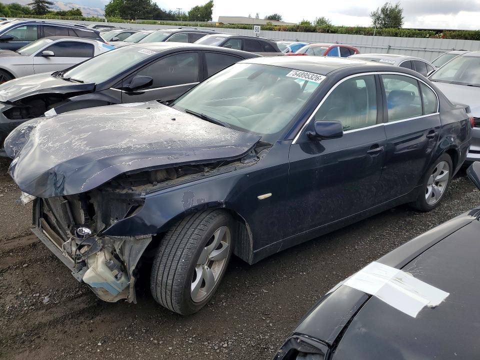 2008 BMW 5 series VIN WBANU53558CT10196 COPART salvage auction — FRONT END, CA - SALVAGE CERTIFICATE, sold $300 on 2026-07-09 (photo 1)