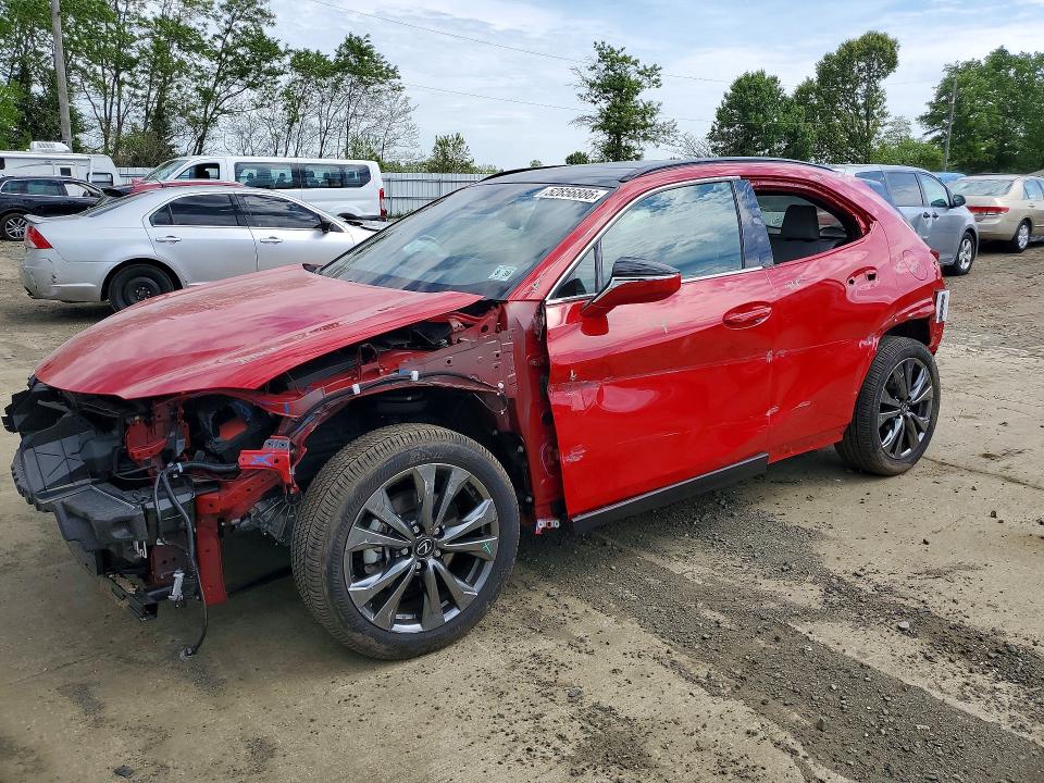 2025 Lexus Ux 300h VIN JTHUCJDH3S2010865 COPART salvage auction — FRONT END, Nj - Cert Of Title-Salvage, sold $13,000 on 2026-07-13 (photo 1)