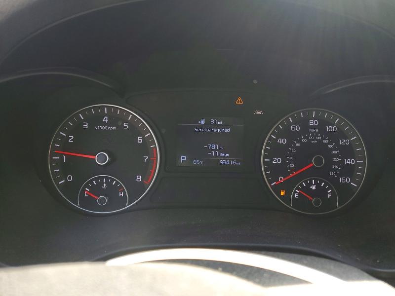 2020 Kia VIN 5XXGT4L38LG426315 COPART salvage auction — SIDE, Wv - Salvage Certificate, sold $2,350 on 2026-07-28 (photo 9)