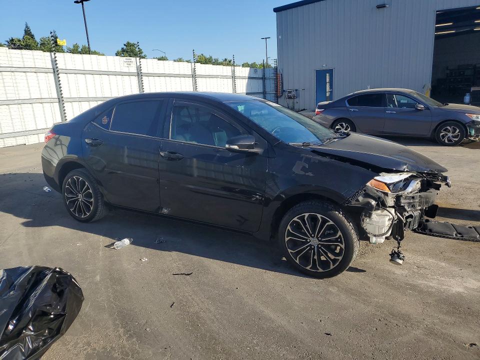 2016 Toyota Corolla VIN 5YFBURHE0GP425770 COPART salvage auction — FRONT END, CA - SALVAGE CERTIFICATE, sold $2,900 on 2026-07-23 (photo 4)